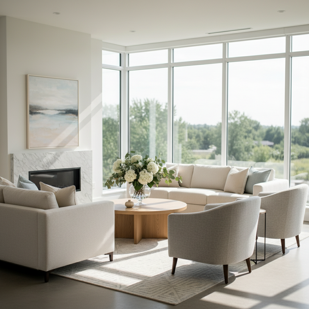 Staged Ottawa home interior showcasing how staging increases sale price in 2026
